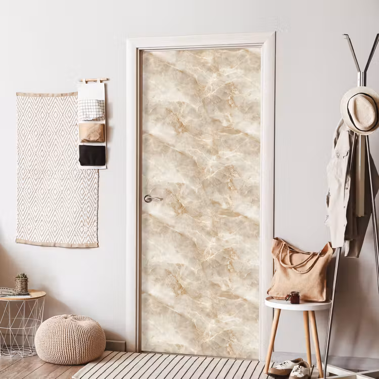 Lichtbeige - Onyx - Subtiel deurposter klein 289 -sfeer6