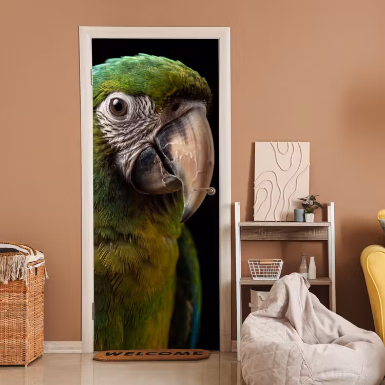Ara - Portret - Groen deurposter klein -sfeer1