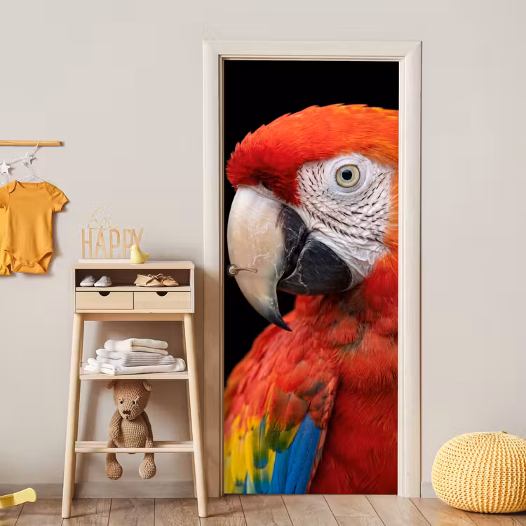Ara - Portret - Rood deurposter klein -sfeer4