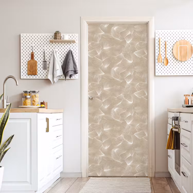 Organisch - Textuur - Beige deurposter klein 289 -sfeer5