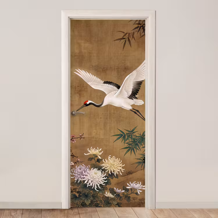 Oosters - Elegant - Kleurrijk deurposter klein -3d_beige