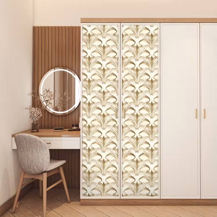 Ornament - Barok - Goud deurposter klein 289 -sfeer3