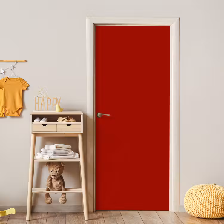 Oxblood - Maroon - Rood deurposter klein 289 -sfeer4