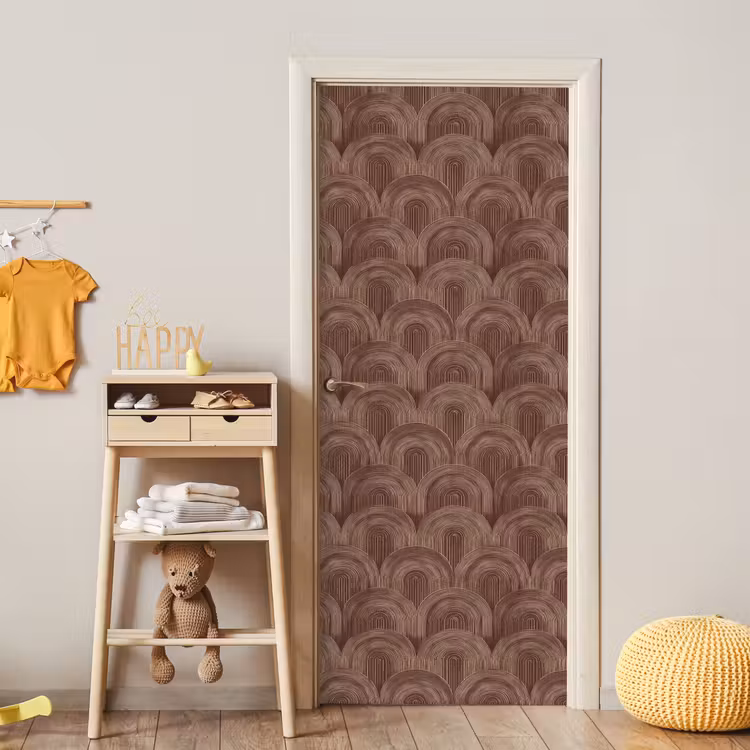 Ritmisch - Effect - Bruin deurposter klein 289 -sfeer4