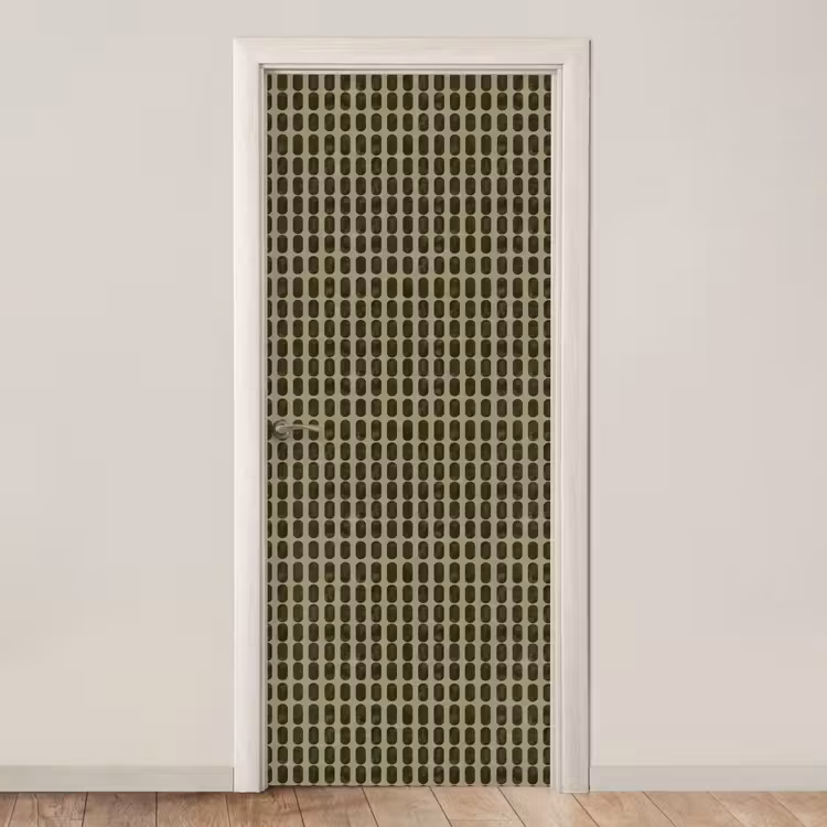 Ritmisch - Effect - Groen deurposter klein 289 -3d_beige