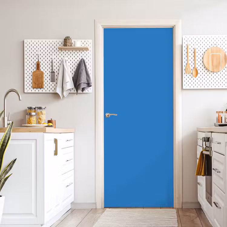 Royal - Blue - Blauw deurposter klein 289 -sfeer5