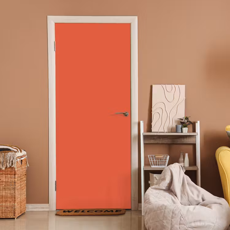 Rustic - Clay - Oranje deurposter klein 289 -sfeer1