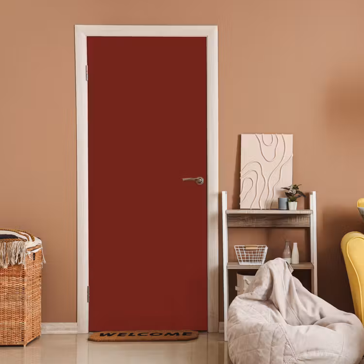 Rustic - Terracotta - Rood deurposter klein 289 -sfeer1