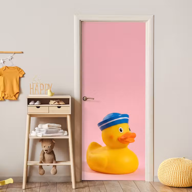 Matroos - Eend - Roze deurposter klein -sfeer4