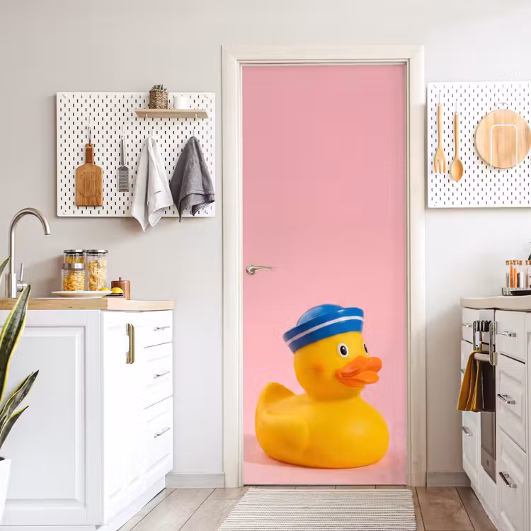 Matroos - Eend - Roze deurposter klein -sfeer5