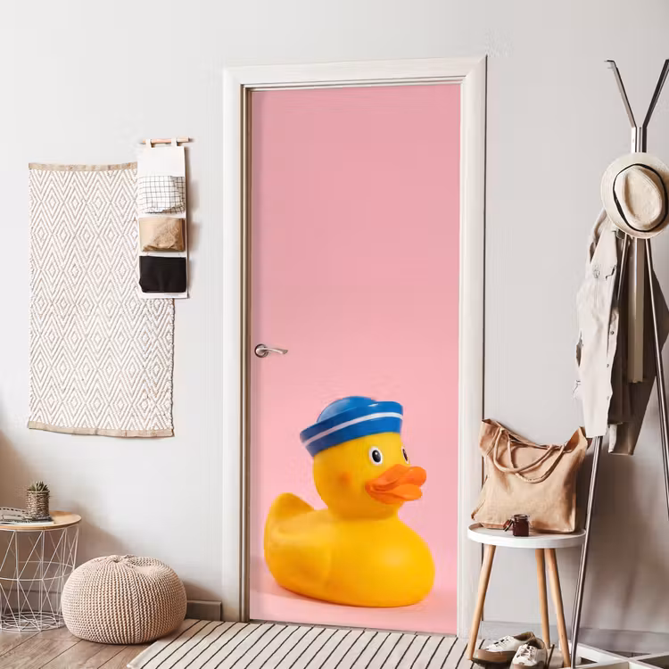 Matroos - Eend - Roze deurposter klein -sfeer6