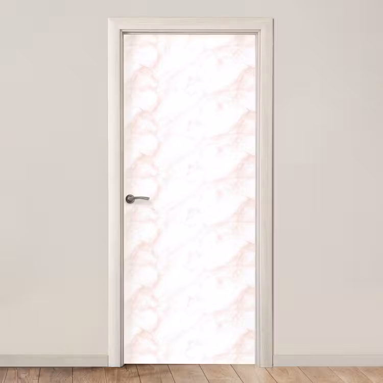 Zalmroze - Marmer - Aders deurposter klein 289 -3d_beige