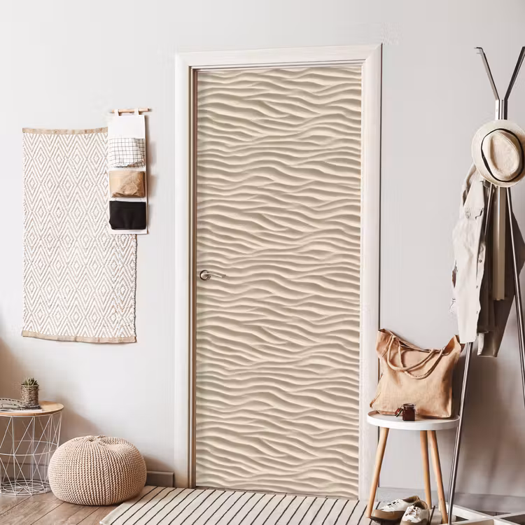 Zand - Golven - Beige deurposter klein 289 -sfeer6