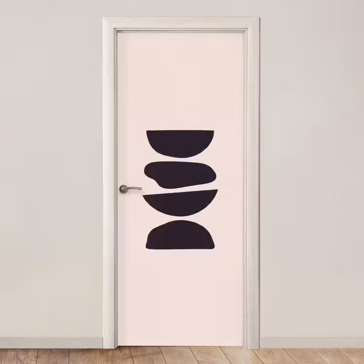 Door sticker - Shapes - Abstract - Modern - Vormen - Abstract - Modern deurposter klein