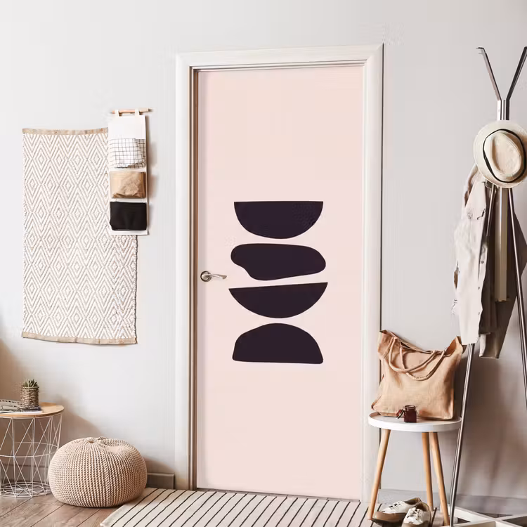 Door sticker - Shapes - Abstract - Modern - Vormen - Abstract - Modern deurposter klein