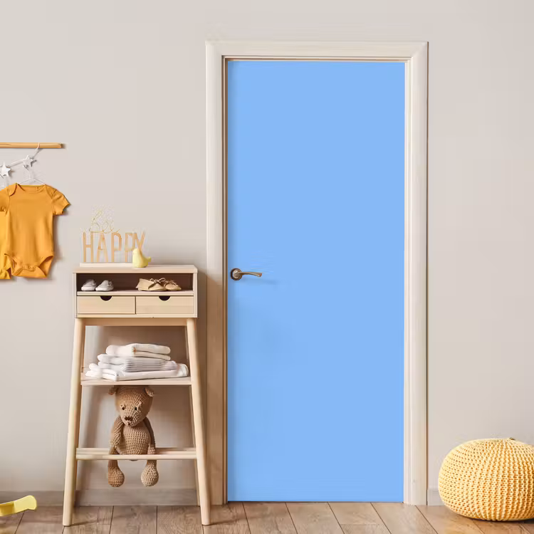 Sky - Glow - Blauw deurposter klein 289 -sfeer4