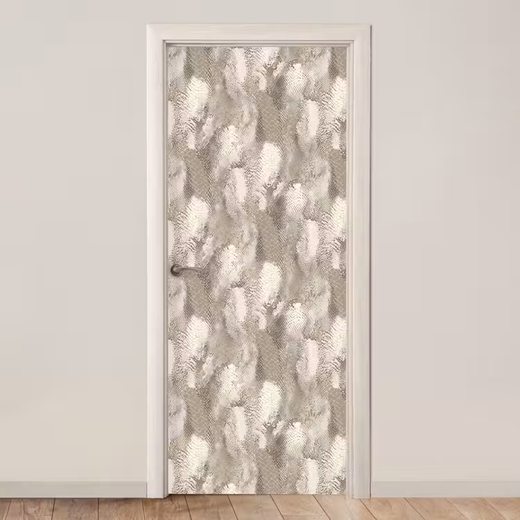 Slang - Textuur - Zand deurposter klein 289 -3d_beige