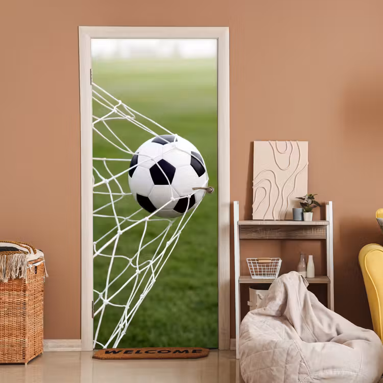 Voetbal - Goal - Net - Sport deurposter klein -sfeer1