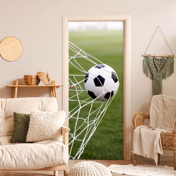 Voetbal - Goal - Net - Sport deurposter klein -sfeer2