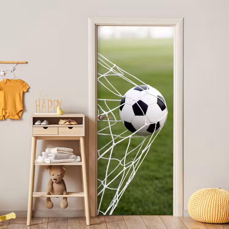 Voetbal - Goal - Net - Sport deurposter klein -sfeer4