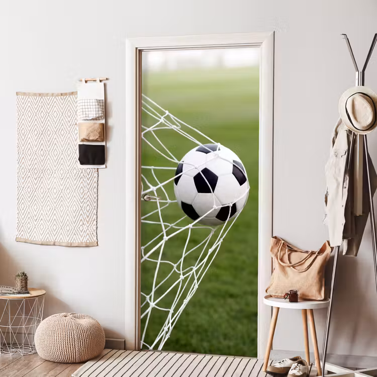 Voetbal - Goal - Net - Sport deurposter klein -sfeer6