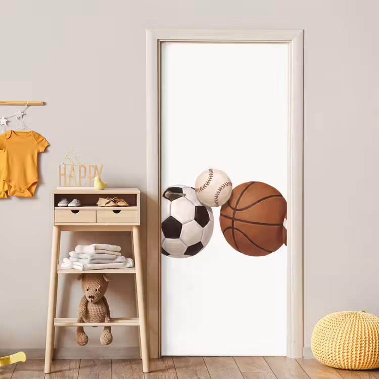Sport - Ballen - Illustratie deurposter klein -sfeer4
