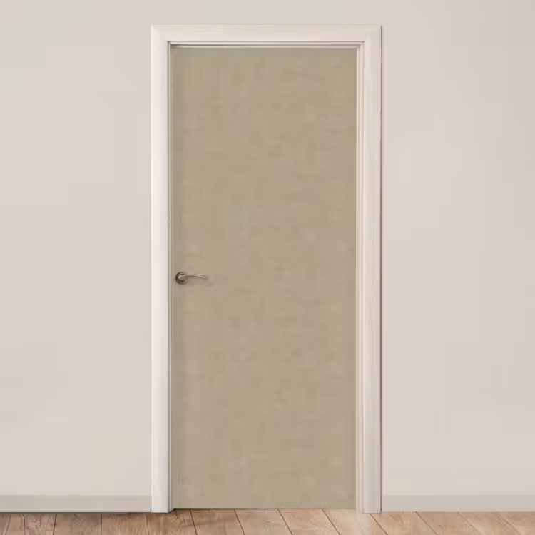 Taupekleur - Gewolkt textuur - Natuurlijk deurposter klein 289 -3d_beige