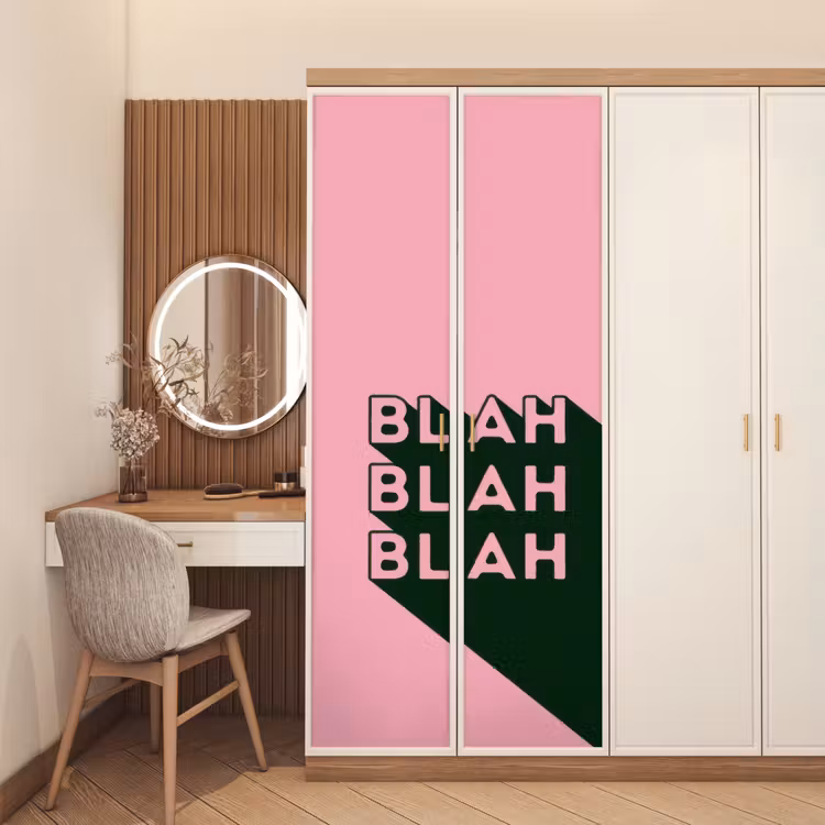 Tekst - Grafisch - Groen - Schaduw deurposter klein -sfeer3