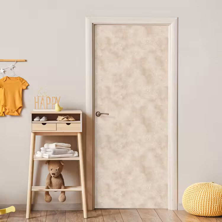 Structuur - Spikkels - Beige deurposter klein 289 -sfeer4