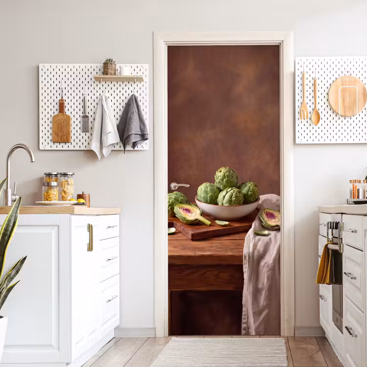 Door sticker - Vegetables - Artichoke - Kitchen - Groenten - Artisjok - Keuken deurposter klein
