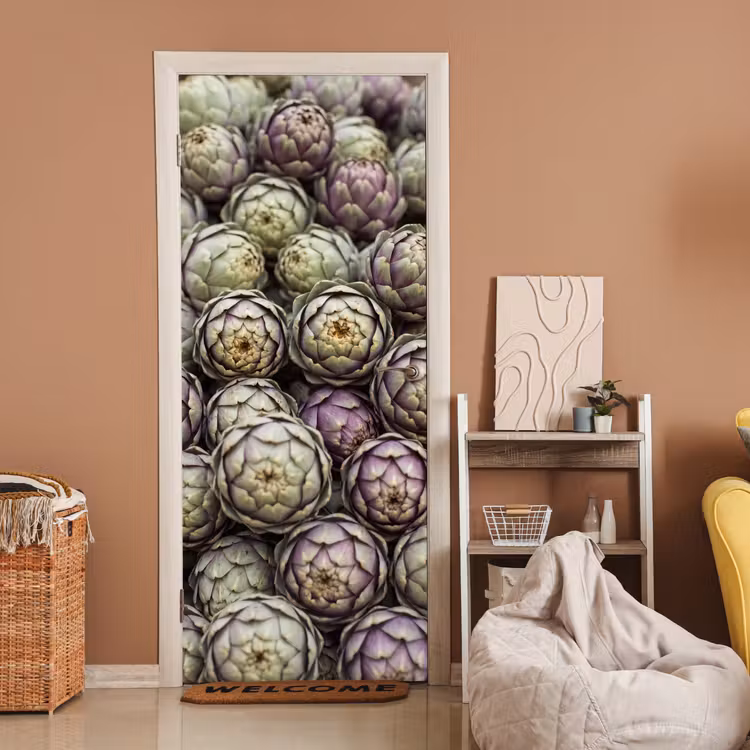 Door sticker - Vegetables - Fresh - Food - Groenten - Vers - Eten deurposter klein