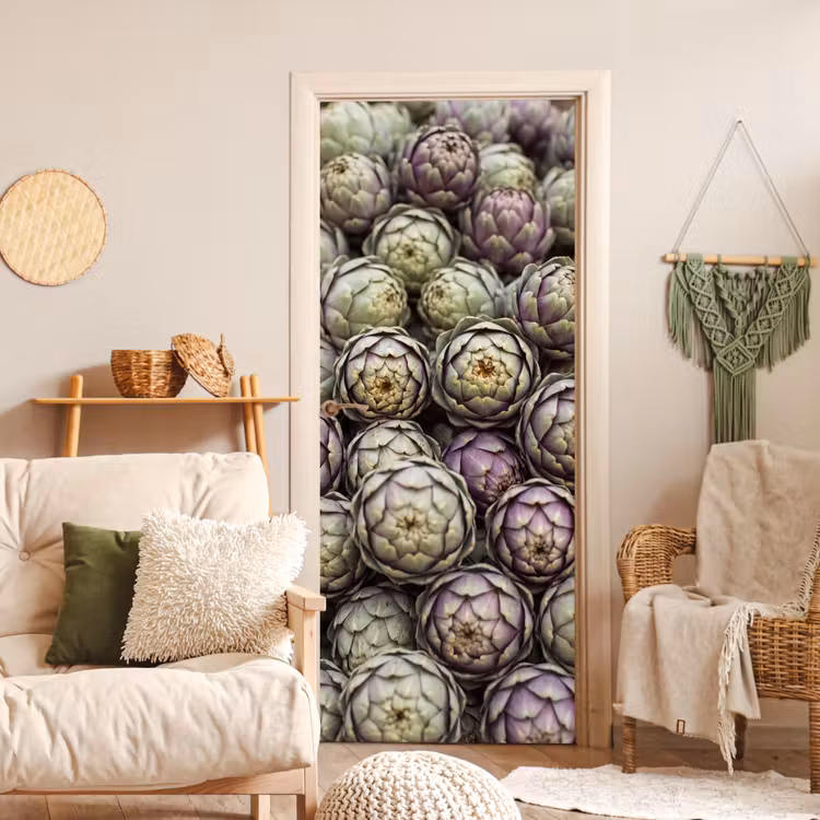 Door sticker - Vegetables - Fresh - Food - Groenten - Vers - Eten deurposter klein