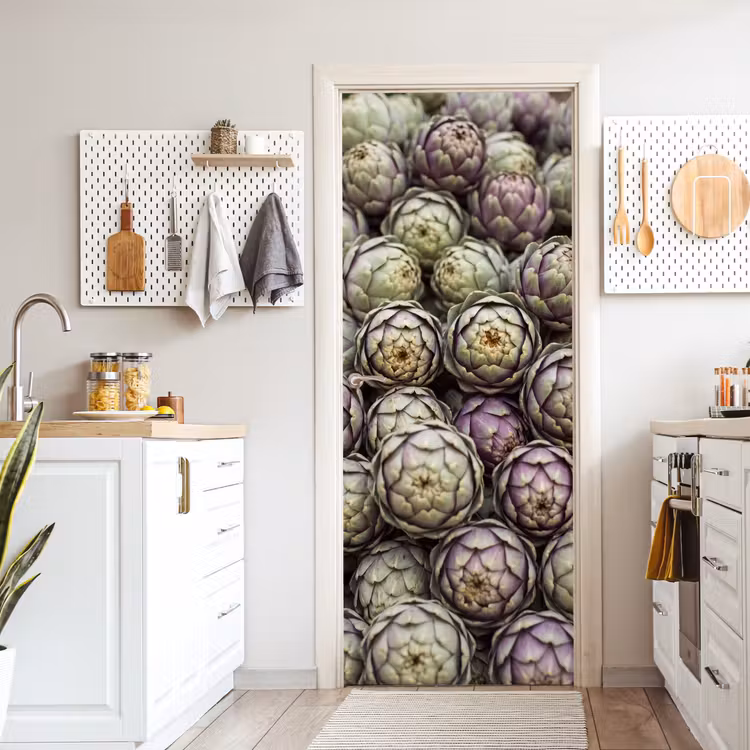 Door sticker - Vegetables - Fresh - Food - Groenten - Vers - Eten deurposter klein