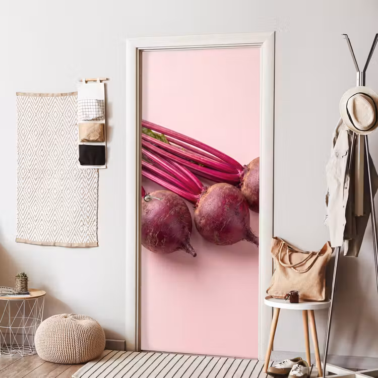 Door sticker - Vegetables - Red - Fresh - Groente - Rood - Vers deurposter klein