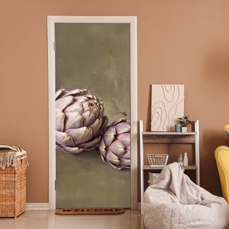 Door sticker - Vegetables - Still Life - Painting - Groente - Stilleven - Schilderij deurposter klein