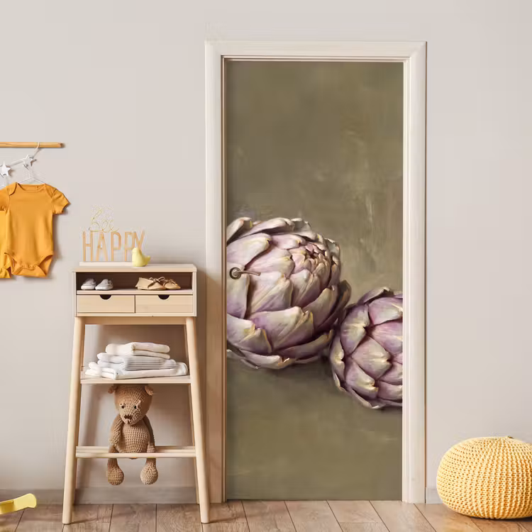 Door sticker - Vegetables - Still Life - Painting - Groente - Stilleven - Schilderij deurposter klein
