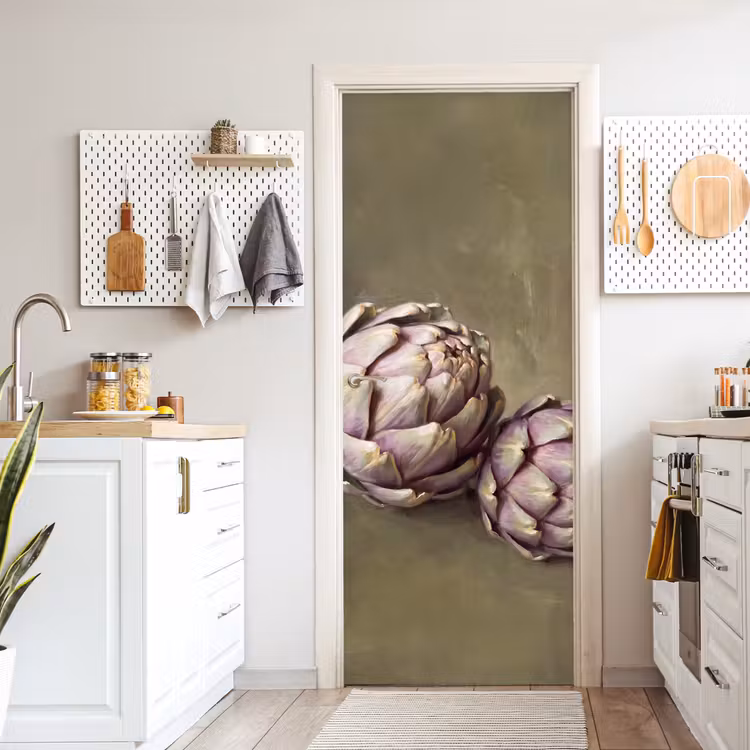 Door sticker - Vegetables - Still Life - Painting - Groente - Stilleven - Schilderij deurposter klein