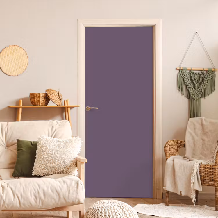 Velvet - Aubergine - Paars deurposter klein 289 -sfeer2