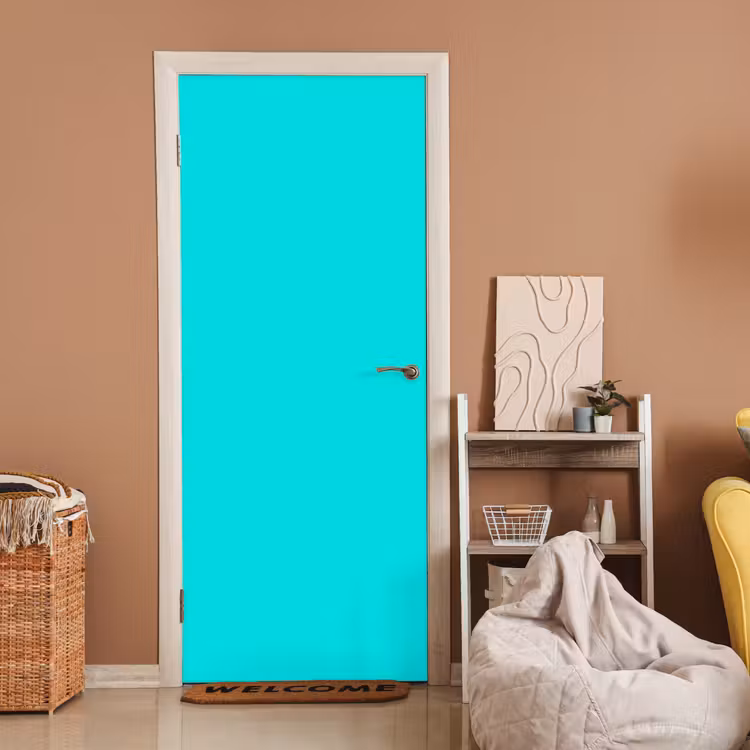 Vivid - Aquamarine - Turkoois deurposter klein 289 -sfeer1
