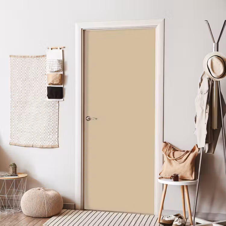 Warm - Sand - Nude deurposter klein 289 -sfeer6