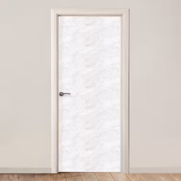 Wit - Marmer - Grijze aders deurposter klein 289 -3d_beige
