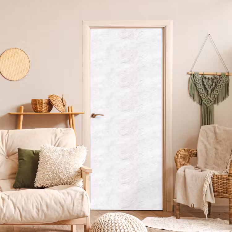 Wit - Marmer - Grijze aders deurposter klein 289 -sfeer2