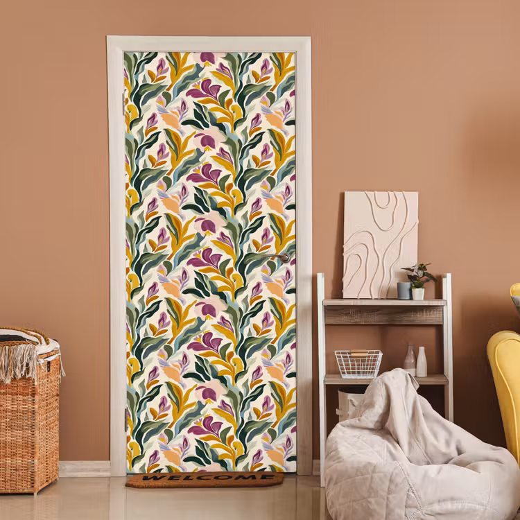 Modern - Abstract - Kleurrijk deurposter klein 289 -sfeer1