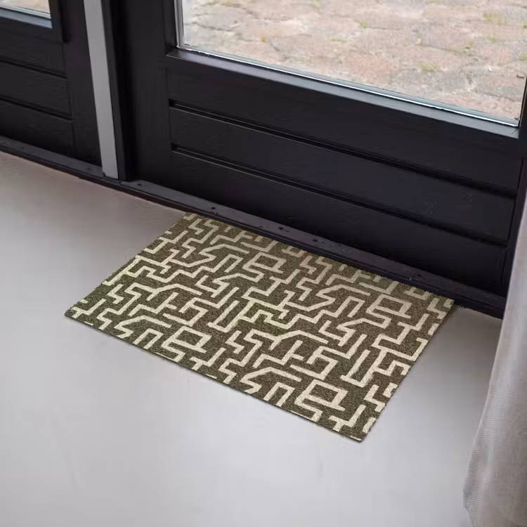 Abstract - Lijnen - Groen Deurmat klein 898 -sfeer2