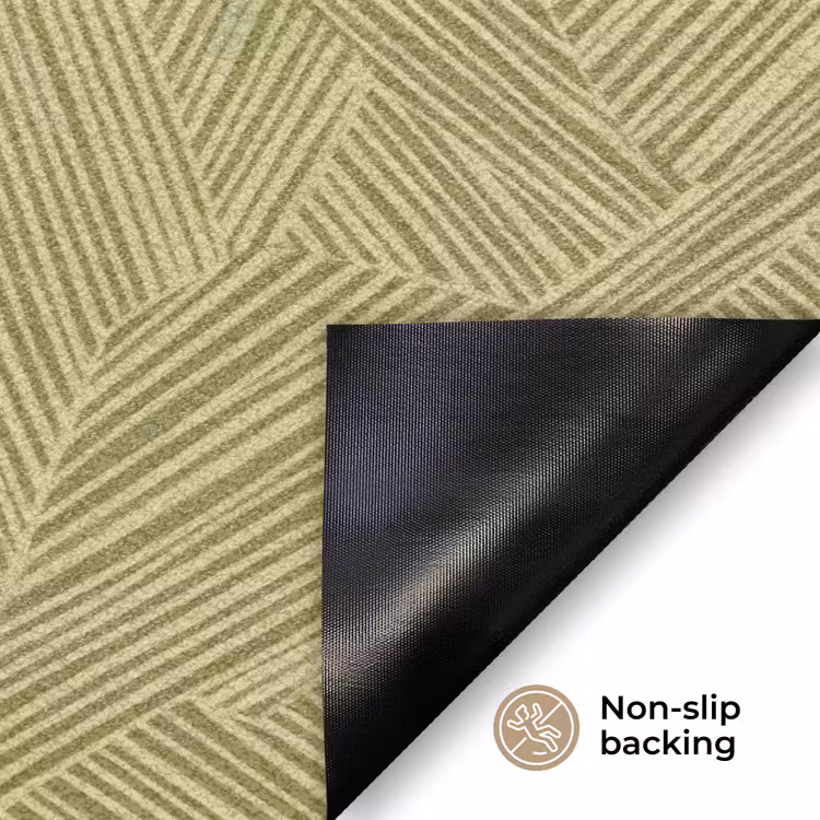 Abstract - Modern - Groen Deurmat klein 898 -antislip_EN