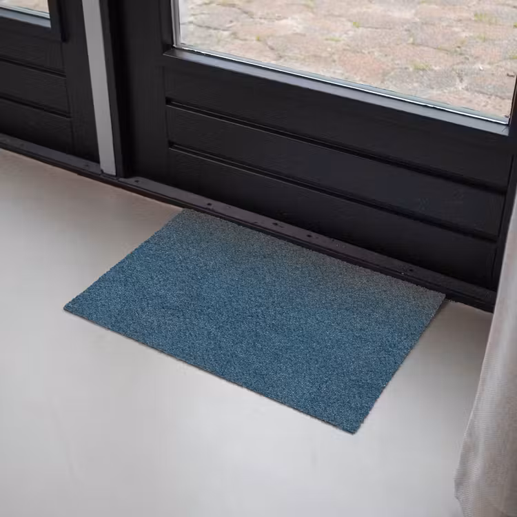 Abstract - Patroon - Donkerblauw - Elegant Deurmat klein 898 -sfeer2