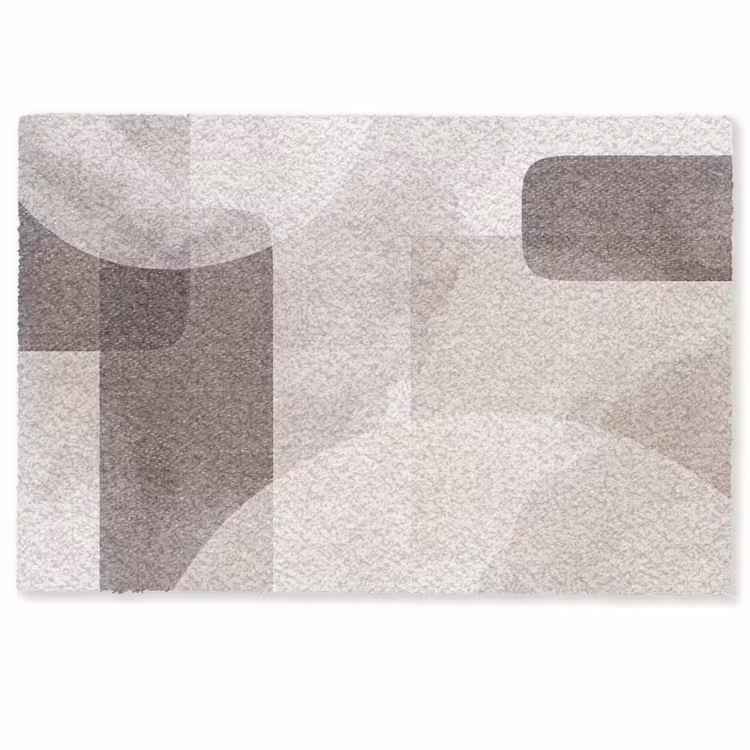 Doormat - Abstract Shapes - Beige - Abstracte vormen - Beige Deurmat klein