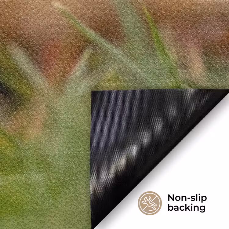 Pijltje - Eend - Natuur - Geel Deurmat klein -antislip_EN