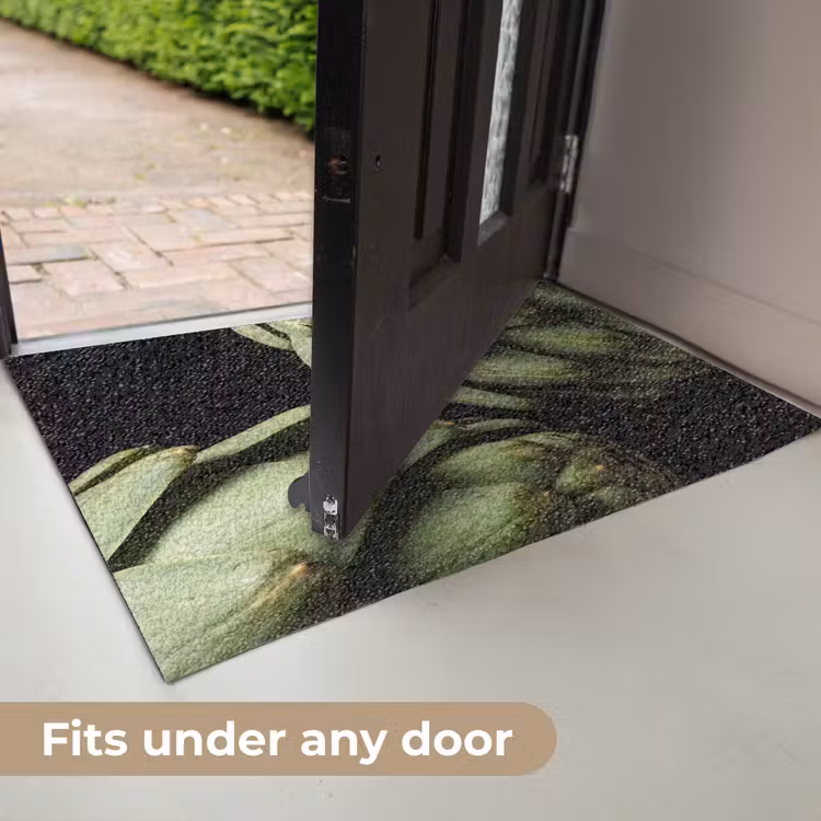 Doormat - Artichoke - Green - Food - Artisjok - Groen - Eten Deurmat klein