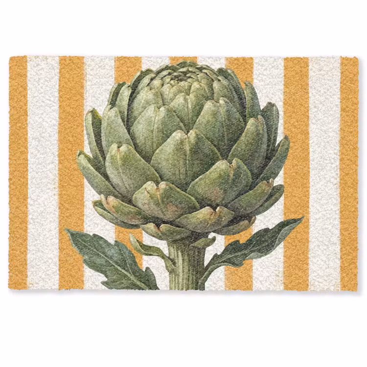 Doormat - Artichoke - Modern - Vegetable - Artisjok - Modern - Groente Deurmat klein